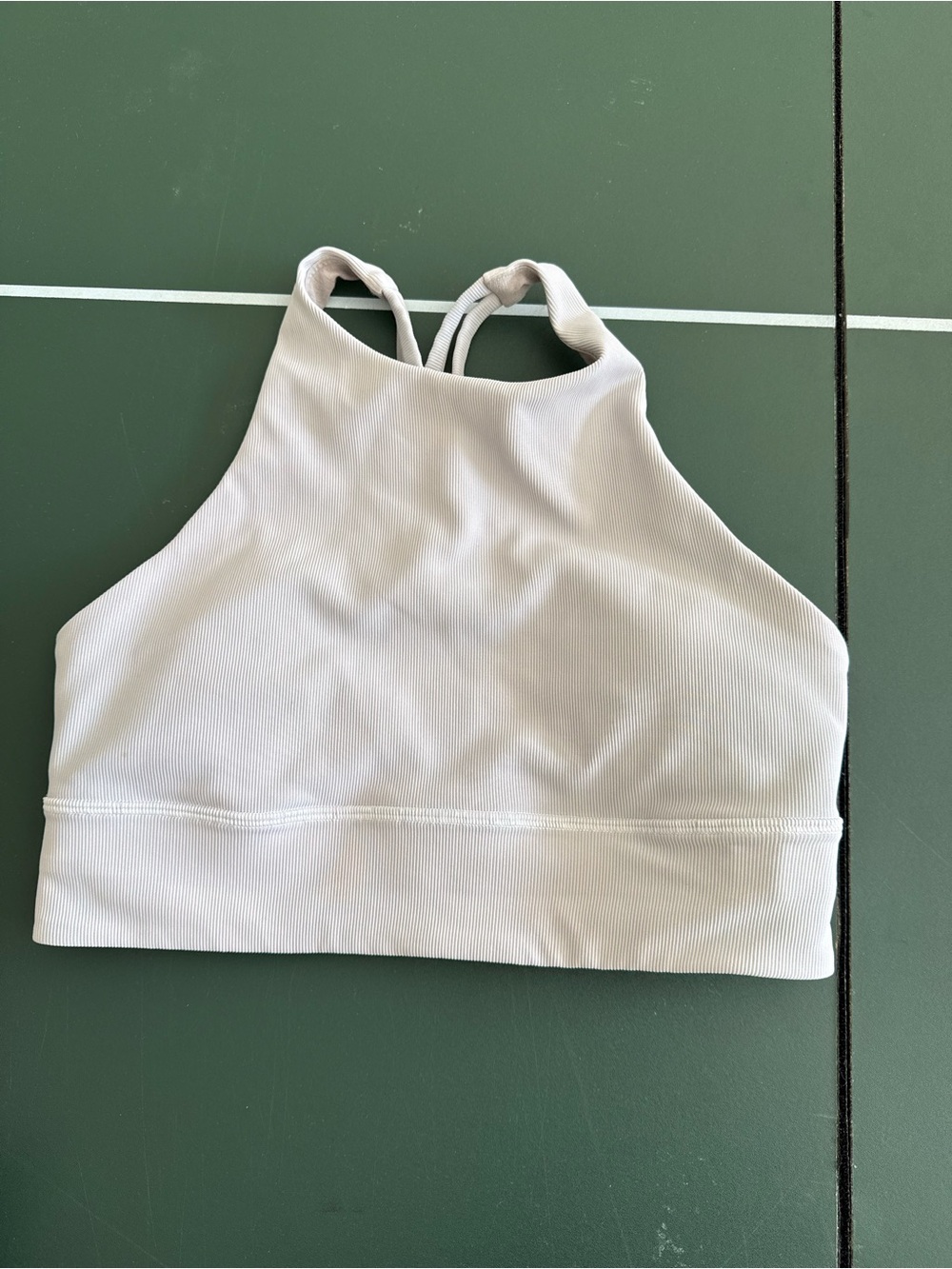 lululemon athletica White High-Neck Sports Crop